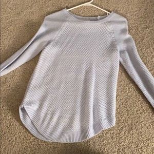 Light blue pullover sweater